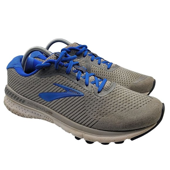 Brooks Adrenaline GTS 20 Mens 9.5 Gray Blue Running Shoes Sneakers 1103071D051 main image 5